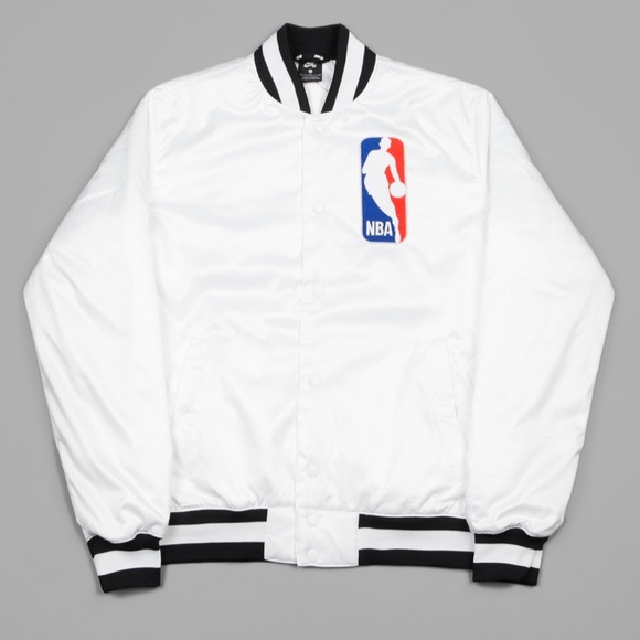 Nike Other - NIKE SB NBA SATIN VARSITY BOMBER JACKET